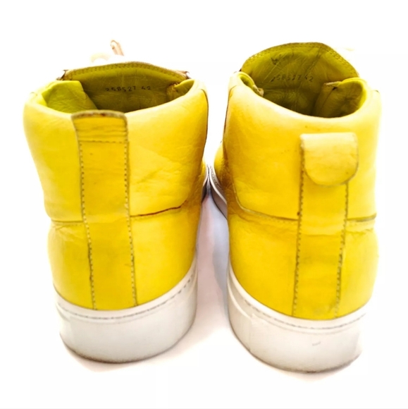 BALENCIAGA SNEAKERS MEN YELLOW LEATHER (CALF) - Picture 4 of 10